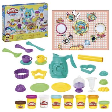 Набір для творчості з пластиліном Play-Doh COFFEE N TEA F5751