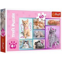 Пазли (60 елементів) Милі котики Trefl 17373