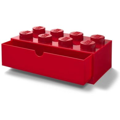 Восьмиточечный красный контейнер выдвижной ящик Х8 Lego 40211730