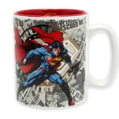 Подарунковий набір DC COMICS Superman чашка 460мл, брелок та піни ABYPCK074
