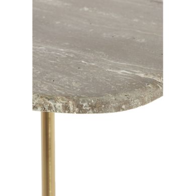 Приставний столик макс. 37,5x37,5x59,5 см GIA трав коричневий+бронза Light&Living 5522483