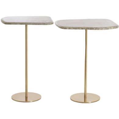 Приставний столик макс. 37,5x37,5x59,5 см GIA трав коричневий+бронза Light&Living 5522483