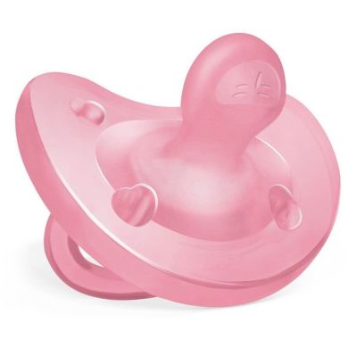 Пустышка Physioforma Soft силиконовая от 6 до 16 месяцев, 1 шт. (девочка) Chicco 73091.92