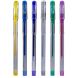 Ручки гелеві Glitter, набір 6 шт YES 411702