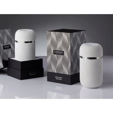 Свічка Ladenac Royale FLEURS BLANCHES Хвилі у порцеляновій банці 280 г Ladenac 02000100054
