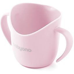 Тренировочная чашка с ручками 120мл (Розовый) Babyono 1463/04