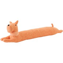 Тримач дверей DOG+SCARF довгий помаранчевий (90x12,5x24cм) J-LINE 64766