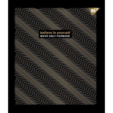 Зошит для записів А5/96 кл. YES Good vibes мат. ВДЛ+ УФ-спл+Pantone Gold 766903
