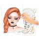 Альбом для декорирования с наклейками TOPModel Make-Up Colouring Book 0413144