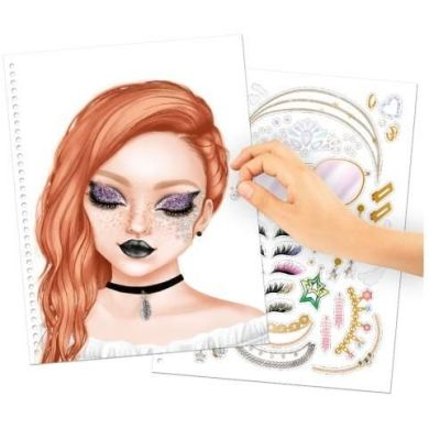 Альбом для декорирования с наклейками TOPModel Make-Up Colouring Book 0413144
