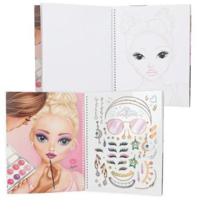 Альбом для декорирования с наклейками TOPModel Make-Up Colouring Book 0413144