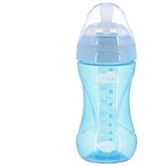 Дитяча антиколькова пляшечка Nuvita Mimic Cool 250 мл блакитна NV6032SKY, Блакитний