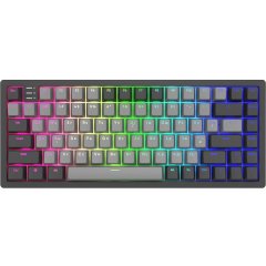 Игровая клавиатура DARK PROJECT KD83A Gateron Cap Teal RGB ENG/RUS Black/Cloud Grey KB-GCT-871-100004