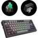 Игровая клавиатура DARK PROJECT KD83A Gateron Cap Teal RGB ENG/RUS Black/Cloud Grey KB-GCT-871-100004