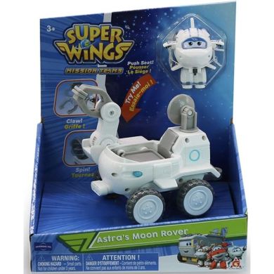 Игровой набор Super Wings Mission Teams Astra's Moon Rover, Лунный автомобиль Астры EU730844
