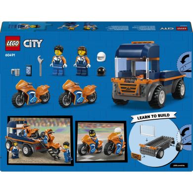 Конструктор LEGO City Транспортер мотоциклов 60491