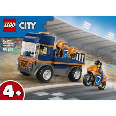 Конструктор LEGO City Транспортер мотоциклов 60491