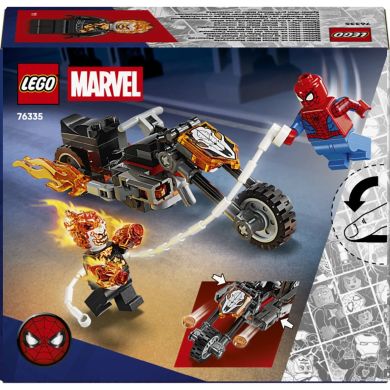 Конструктор LEGO Super Heroes Marvel Людина-павук vs. Примарний вершник на мотоциклі 76335