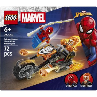 Конструктор LEGO Super Heroes Marvel Людина-павук vs. Примарний вершник на мотоциклі 76335