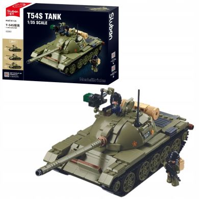 Конструктор M38-B1135 танк, 1:35, 3в1, 604 деталей, фигурки, кор., 48-33-7 см.