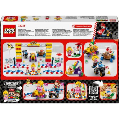 Конструктор Mario Kart Baby Peach & Grand Prix. Набір LEGO Super Mario 72036