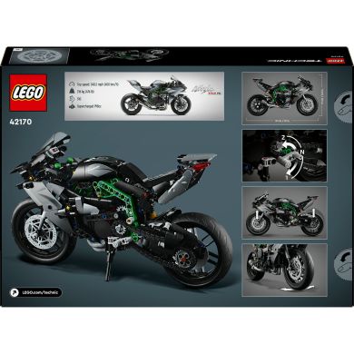 Конструктор Мотоцикл Kawasaki Ninja H2R LEGO TECHNIC 42170