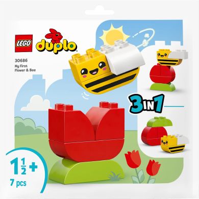 Конструктор Моя перша квітка та бджілка LEGO Bags DUPLO 30686