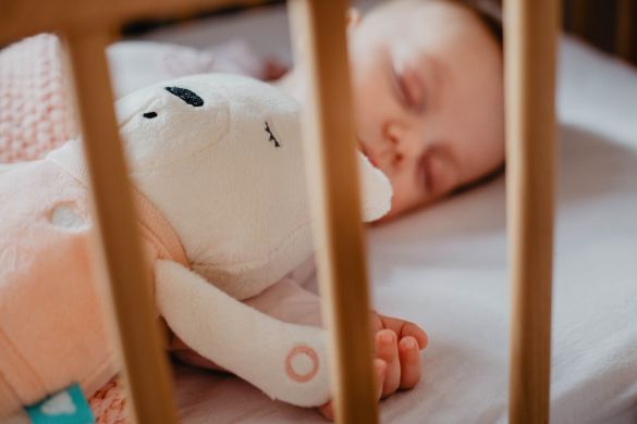 М'яка іграшка для сну MyHummy Teddy Bear Suzy 5907522820237, Рожевий