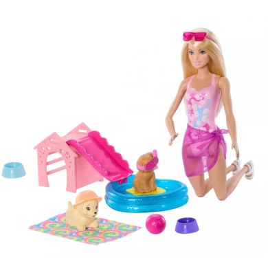Набір Басейн для цуценят з лялькою Barbie JBF35