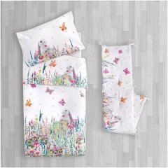 Набір білизни ВUTTERFLY (ковдра 120*150, обмежувач 40*180) TRUDI 23578/8600