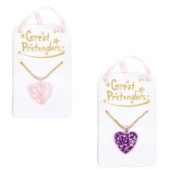 Ожерелье Great Pretenders Glitter Heart, 90418 90418