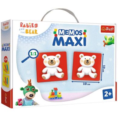 Настольная игра Мемос MAXI Мишки Trefl 02332