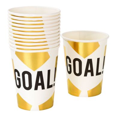 Одноразові стакани Talking Tables Party Champions паперові 12 шт. CHAMP-CUP-GOAL