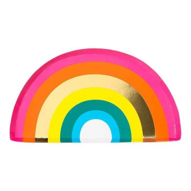 Одноразові тарілки Веселка, 12 шт Talking Tables RAIN-PLATE-RAIN