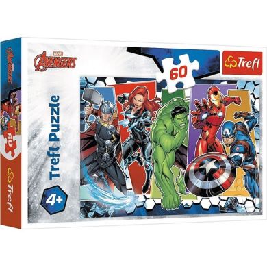 Пазли (60 елементів) Непероможні месники / MARVEL Trefl 17357
