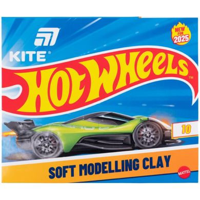 Пластилін восковий, 10 кольорів, 200 г. Hot Wheels Kite HW25-084