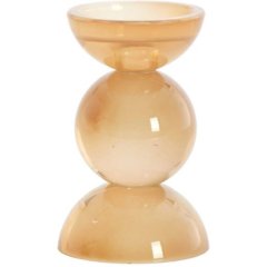 Свічник &Oslash;9,5x15,5 см ITINGA скло молочно-бурштиновий Light&Living 6073861