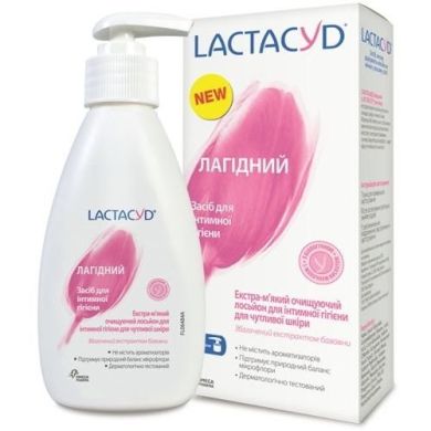 Средство для интимной гигиены Lactacyd Нежный для чувствительной кожи с дозатором 200 мл 5000006484 5391520943218