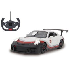 Автомобиль на радиоуправлении Porsche 911 GT3 Cup 1:14 белый 27 МГц Rastar Jamara 405153