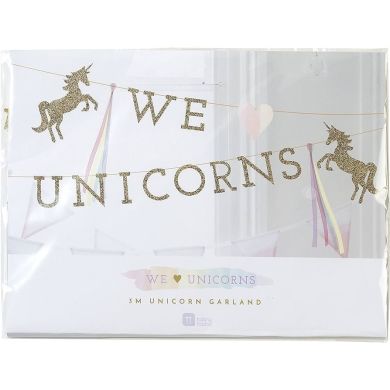 Гирлянда WE HEART UNICORNS 3 м UNICORN-GARLAND