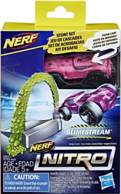 Игровой набор Hasbro Nerf Nitro Препятствие и машинка E0153_E2537