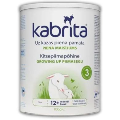 KABRITA 3 суха молочна суміш на козячому молоці від 12 міс. 800 г. 8716677008622