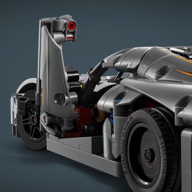 Конструктор LEGO TECHNIC Koenigsegg Jesko Absolut &mdash; сірий гіперкар 42173