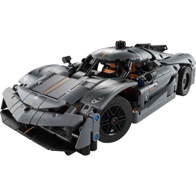 Конструктор LEGO TECHNIC Koenigsegg Jesko Absolut &mdash; сірий гіперкар 42173