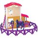 Лялька та кінь у загоні з аксесуарами Winner&rsquo;s Stable Camp Clover Barn 35,5x51x13 см 53185