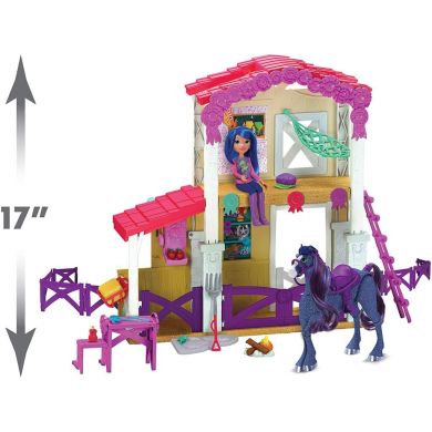 Лялька та кінь у загоні з аксесуарами Winner&rsquo;s Stable Camp Clover Barn 35,5x51x13 см 53185