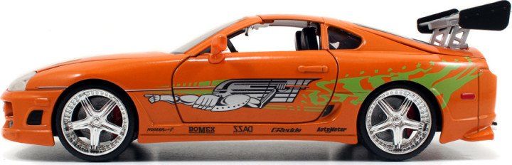 Машина металева Jada Форсаж Toyota Supra 1995 + фігурка Брана 1:24 253205001