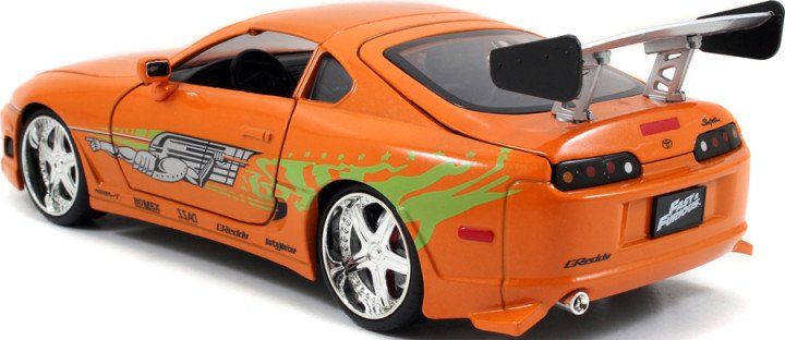Машина металева Jada Форсаж Toyota Supra 1995 + фігурка Брана 1:24 253205001