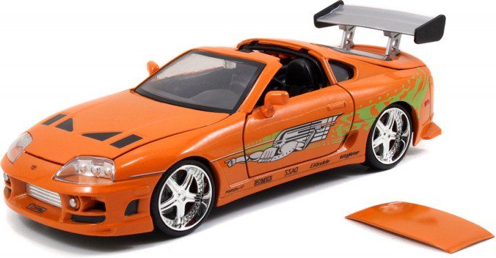 Машина металева Jada Форсаж Toyota Supra 1995 + фігурка Брана 1:24 253205001