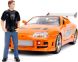 Машина металева Jada Форсаж Toyota Supra 1995 + фігурка Брана 1:24 253205001